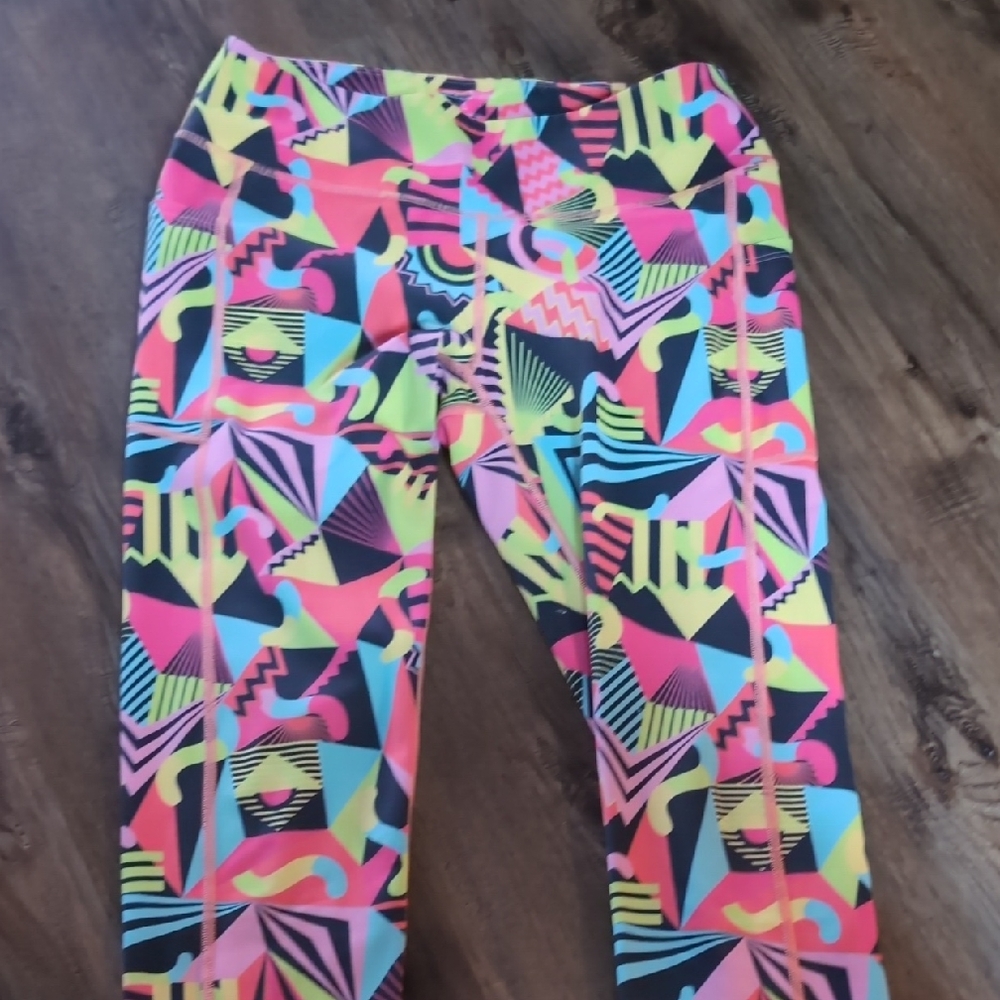 Feed Me Fight Me Vibrant Womens Leggings